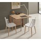 Mesa abatible laminada para cocina Estilo Mesa Bea modelo Bora