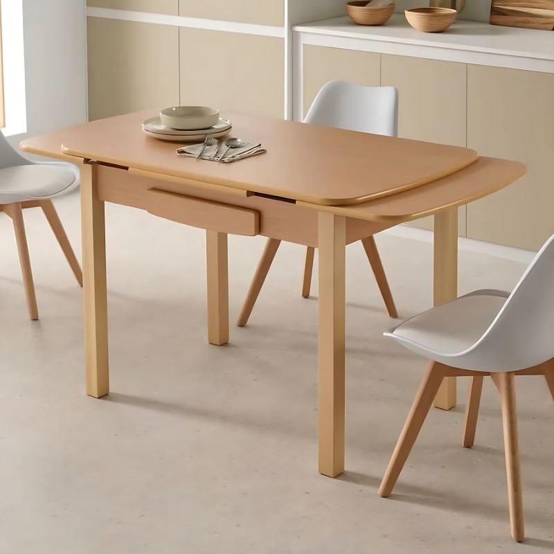 Mesa extensible laminada para cocina y comedorestilo Mesa Flora modelo Faro