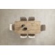 Mesa Fany laminado extensible