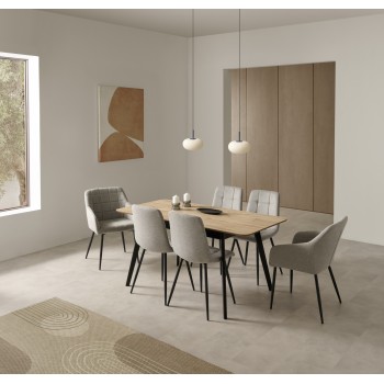 Mesa Fany laminado extensible