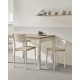Silla tapizada para cocina y comedor estilo Silla Kelsa modelo Iria