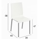 Silla para cocina y comedor estilo Silla Laura modelo Mara