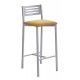 Taburete con respaldo para cocina y comedor estilo Kelsamodelo Iria