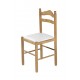 Silla de madera para cocina y comedor estilo Silla Mónica modelo Selva