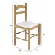 Silla de madera para cocina y comedor estilo Silla Mónica modelo Selva