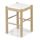 Taburete de madera para cocina y comedor tipo Taburete monica modelo Selva