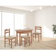 Taburete de madera para cocina y comedor tipo Taburete monica modelo Selva