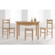 Taburete de madera para cocina y comedor tipo Taburete monica modelo Selva