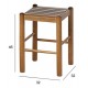 Taburete de madera para cocina y comedor tipo Taburete monica modelo Selva