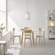 Silla de madera para cocina y comedor estilo silla Zaida modelo Zaira
