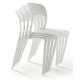 Silla apilable para cocina y comedor tipo silla Roma modelo Bruna