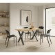 Silla apilable para cocina y comedor tipo silla Roma modelo Bruna