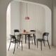 Silla apilable para cocina y comedor tipo silla Roma modelo Bruna
