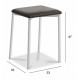 Taburete bajo para cocina y comedor estilo Taburete Kelsa modelo Iria