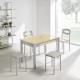 Taburete bajo para cocina y comedor estilo Taburete Kelsa modelo Iria