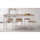 Silla metálica tapizada para cocina y bar estilo Silla Bárbara  modelo Vega