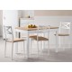 Silla metálica tapizada para cocina y bar estilo Silla Bárbara  modelo Vega