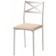 Silla metálica tapizada para cocina y bar estilo Silla Bárbara  modelo Vega