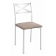 Silla metálica tapizada para cocina y bar estilo Silla Bárbara  modelo Vega