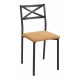 Silla metálica tapizada para cocina y bar estilo Silla Bárbara  modelo Vega