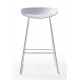 Taburete alto metálica de polipropileno para cocina y comedor tipo Kobi modelo Taro