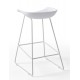 Taburete alto metálica de polipropileno para cocina y comedor tipo Kobi modelo Taro