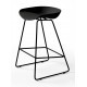 Taburete alto metálica de polipropileno para cocina y comedor tipo Kobi modelo Taro