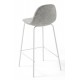 Taburete alto metálica de piel sintética para cocina y comedor estilo Taburete Oslo modelo Noa