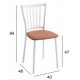 Silla tapizada para cocina y comedor estilo Silla Petra modelo Lena