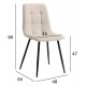 Silla Lisboa tapizada