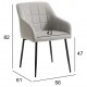 Silla Lisboa tapizada