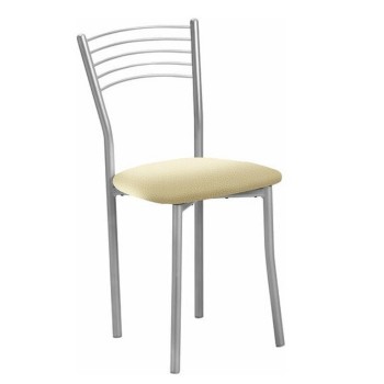 Silla Tapizada para cocina y comedor estilo silla Kopa modelo Aroa