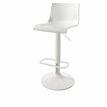 Taburete alto regulable en altura de gas para cocina y comedor estilo taburete Nico modelo Nilo