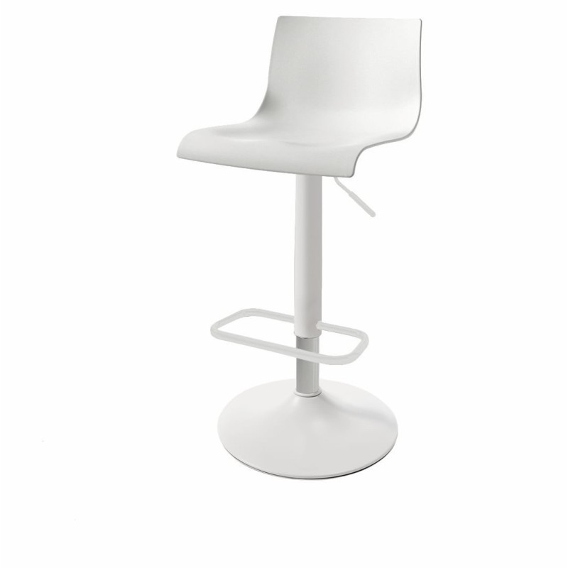 Taburete alto regulable en altura de gas para cocina y comedor estilo taburete Nico modelo Nilo