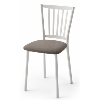 Silla tapizada para cocina y comedor estilo Silla Petra modelo Lena