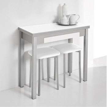 Mesa laminada con apertura tipo libro para cocina y comedor tipo Meri libro  modelo Nerea