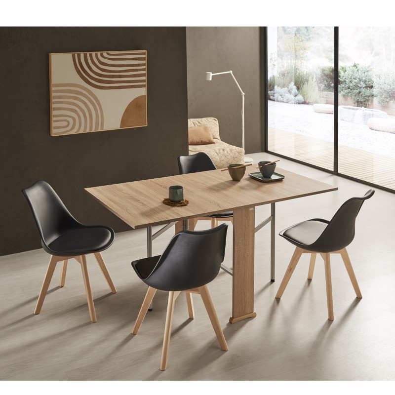 Mesa abatible laminada para cocina Estilo Mesa Bea modelo Bora