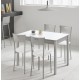 Mesa Niza cristal fija
