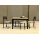 Mesa fija de laminados especiales para cocina y comedor estilo Mesa Niza modelo Aura
