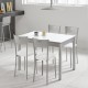 Mesa fija de laminados especiales para cocina y comedor estilo Mesa Niza modelo Aura