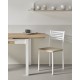  Mesa extensible de laminados especiales para cocina y comedor estilo Mesa Nube modelo Tera