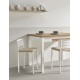  Mesa extensible de laminados especiales para cocina y comedor estilo Mesa Nube modelo Tera