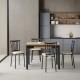  Mesa extensible de laminados especiales para cocina y comedor estilo Mesa Nube modelo Tera