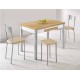  Mesa extensible de laminados especiales para cocina y comedor estilo Mesa Nube modelo Tera