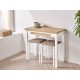 Mesa con apertura tipo libro de laminados especiales para cocina y comedor tipo Mesa Nube  modelo Tera