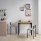Mesa con apertura tipo libro de laminados especiales para cocina y comedor tipo Mesa Nube  modelo Tera