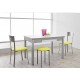 Mesa extensible de laminados especiales para cocina y comedor estilo Mesa Meri  modelo Nerea
