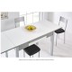 Mesa extensible de laminados especiales para cocina y comedor estilo Mesa Meri  modelo Nerea