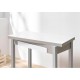 Mesa con apertura tipo libro de laminados especiales para cocina y comedor estilo Mesa Meri  modelo Nerea