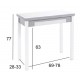 Mesa con apertura tipo libro de laminados especiales para cocina y comedor estilo Mesa Meri  modelo Nerea
